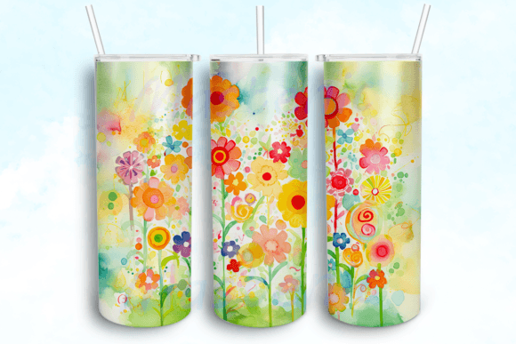A Sweet and Cheerful Flower 20oz Tumbler