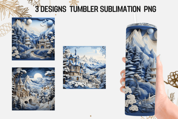 Christmas Tumbler Wrap Tumbler