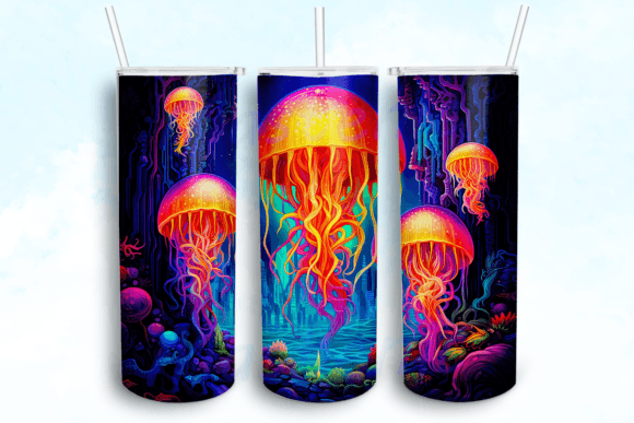 Colors Jellyfish 20oz Skinny Tumbler