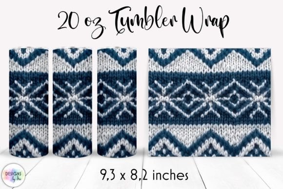 Cosy Winter Tumbler Wrap Knitted Pattern