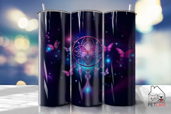 Dream Catcher and Butterfly Tumbler 6