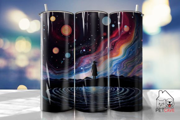 Girl and Universe Tumbler 20oz 1