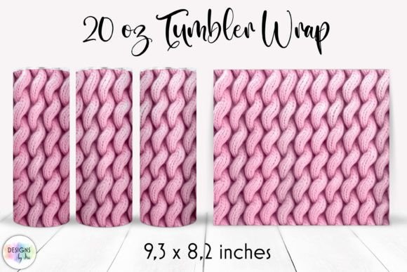 Knitted Texture Winter Tumbler Wrap