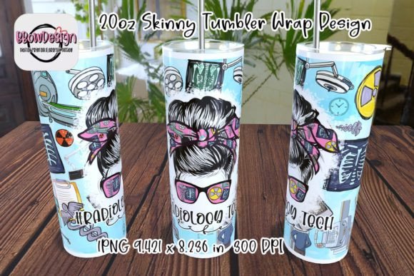 Radiology Tech Life 20oz Skinny Tumbler